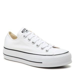 Converse Women's (Size 9) white Platform Low Top